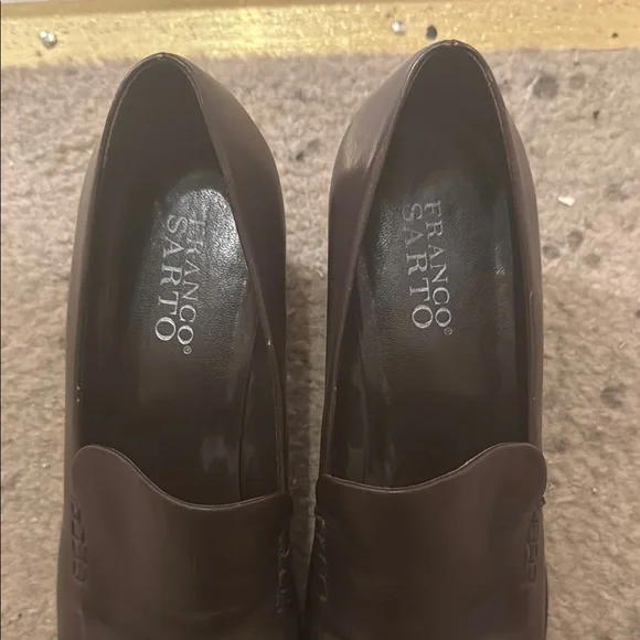 Franco Sarto Men's Dark Brown Slip-On Loafers - Picture 2 of 3